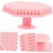 Angoily Silicone Face Brush Facial Brush Silicone Face Exfoliator Facial Cleansing Brush Silicone Skin Care Tools Silicone Face Scrubber Shower Scrubber for Body Silica Gel Scalp Cleanser - Buy Online on GoSupps.com
