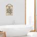 Funny Wooden Bathroom Sign - Hilarious Warning Art | 'If You Pee on the Seat I Scrub It With Your Toothbrush!' - Aizuoni Raw Wood Color - Perfect for Home Decor - Buy Online on GoSupps.com