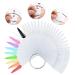 150Pcs Stiletto Nail Swatch Sticks with Ring - Clear UV Gel Polish Sample Display for Manicure Design Practice and Mixing Pigment Colors - Salon & DIY Nail Art Tools - Buy Online on GoSupps.com