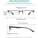 Cyxus Blue Light Glasses for Men - UV Blocking Gaming Eyeglasses with Crystal Lens Rimless Design | Tr90 Black Frame - Buy Online on GoSupps.com