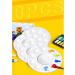 WNATN Plastic White Paint Tray Palettes - Set of 8 for Kids, Students, Art Class, Crafts, DIY, Birthday Painting Party - Buy Online on GoSupps.com
