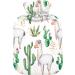 Buy Watercolor Heat Bottle - Cactus & Alpaca Design - 2L Hot Water Bottle for Pain Relief & Cramps - International Shipping Available - Buy Online on GoSupps.com