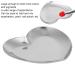 Heart Shaped Nail Palette - Stainless Steel DIY Color Mixing Tray for Nail Art | International Shipping - Buy Online on GoSupps.com