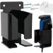 Jingling Self-Adhesive Toothbrush & Razor Holder for Shower Electric Shed Organizer in Black | Durable Storage Solution for Toiletries - Buy Online on GoSupps.com