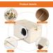 EMUST Parakeet Nesting Box with Drinking Bottle - Ideal Wood House for Finch, Lovebirds, Cockatiel, Budgie, Conure, Parrot - Buy Online on GoSupps.com