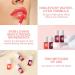 AOOWU Mini Liquid Lipstick 4 Colors Lip Stain Cheek Tint Set 2in1 Versatile Lips and Cheek Tint Moisturizing and Long Lasting Waterproof Makeup - Buy Online on GoSupps.com