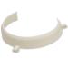 Mars Wellness White Food Plate Guard - Reusable Snap On Ring fits 7.5" - 11.75" Plates - Kitchen Living Aid to Prevent Spills - Microwave Dishwasher Safe - Disabled, Elderly, Handicapped 7.5-11.75 Inch (Pack of 1)