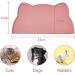 Septillar Bowl Pad for Cats & Small Dogs - Waterproof Slipproof Silicone Mat | Coral Pink 44x25 cm - Buy Online on GoSupps.com