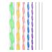 Milist 8 pieces Dotting Rods Dual-Ended Acrylic Twist Sticks Wax Pencil Drawing Drafting Dotting Sticks for Coloring Manicure Nail Art Mandala Dotting Tools