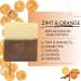 Natural Cilt Zimt & Orange Soap - 100% Handmade Certified No Harmful Ingredients - Ideal Shower Gel for All Skin Types - 100g Pack - Buy Online on GoSupps.com