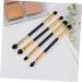 FOMIYES 80 Pcs Double Ended Eyeshadow Brush Eye Brush for Makeup Eye Makeup Brush Makeup Eye Brush Make up Eyeshadow Brush Eye Shadow Brush for Makeup Precision Eyeshadow Brush 12.50X0.50X0.50CMx4pcs Goldenx4pcs - Buy Online on GoSupps.com