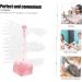 minkissy Clear Nail Sample Stick Spiral Nail Practice Stand Spiral Nail Tips Holder Manicure Nail Display Stand Spiral Nail Color Display Stand Nail Art Supply Bracket Modeling Acrylic 6.2x6.2cm Pink - Buy Online on GoSupps.com