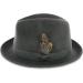 Belfry Trilby Vintage Style Dress Fedora Hat, 100% Pure Wool Felt - Black/Grey/Navy/Brown/Pecan - Large - Buy Online on GoSupps.com