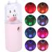 Qukaim Facial Mist Sprayer Cute Cartoon Animal Facial Mist Sprayer Portable Skin Moisturizing Nano Spray for Home Office Pink - Buy Online on GoSupps.com