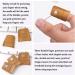 10 Pcs Metal Thimble Set with Leather Finger Protectors - Sewing & Stitching Finger Protection - Buy Online on GoSupps.com