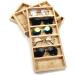 Xxxxw Glasses Holder Stand - 4/5/6 Grid Wood Sunglasses Organizer & Display Box | Jewelry Display Case | Perfect Decorative Gift - Buy Online on GoSupps.com
