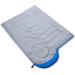Oaskys Camping Sleeping Bag - 3 Season Lightweight Waterproof for Adults & Kids - Ideal for Summer, Spring, Fall - Camping Gear for Traveling and Outdoors - Blue - Buy Online on GoSupps.com