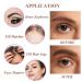 Eyebrow Stamp & 30 Stencils Kit - Professional One Step Brow Shaping, Waterproof Long-Lasting Definer Makeup in Light Brown - Buy Online on GoSupps.com