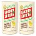 Bon Ami Powder Cleanser for Kitchens & Bathrooms - All Types of Surfaces, Cleans Grime & Dirt, Polishes Surfaces, Absorbs Odors (2 Pack) Unscented  14 Ounce (Pack of 2)