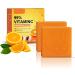 Orange Vitamin C Handmade Soap  Natural Organic Soap with 99% Vitamin C(2PCS)