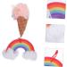 Buy 2pcs Rainbow Bath Sponges - Exfoliating Mesh Pouf Shower Balls for a Luxurious Bath Experience | Bath Accessories & Loofah Scrubber - Buy Online on GoSupps.com