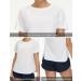 THE GYM PEOPLE Women's Breathable Yoga T-Shirt - White, X-Large - Buy Online on GoSupps.com