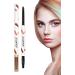 Eyeshadow | Gel Texture Multicolors Makeup Eyeshadow with Brush | Quick Drying Eye Liner Long Lasting Eye Pencil Makeup Supplies Fanelod Crow Black - Buy Online on GoSupps.com