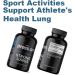 Respiratory Lung Cleanse & Detox for Athletes | Support Against Airborne Viruses | 60 Capsules - Buy Online on GoSupps.com