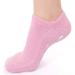 Moisturizing Gel Socks for Pedicure - Softens Feet & Relieves Pain - Unisex Pink - Buy Online on GoSupps.com