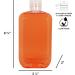 Hygco 16 oz Clear Plastic Empty Bottles with Flip Top Cap (12 Pack) - Made in USA - Buy Online on GoSupps.com