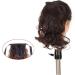 Ponytail Extensions Extension Heat Resistant Ribbon Drawstring Wavy Ponytail Hair Synthetic Short Curly Ponytail Pieces Black Brown Wavy Ponytail Hair for Women for Women(Color:001) - Buy Online on GoSupps.com