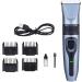 Pro Hair Clipper Professional Cordless Pet Grooming Clippers Detachable Blade with 4 Comb Guides for Small Medium & Large Dogs Horse Cats and Other House Animals Pet Grooming Kit