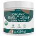 Organic Barley Grass Juice Powder Utah Grown Raw Barley Grass Juice Extract & Green Juice Powder for Detox- Complements Wheatgrass Juice- Made to EverRaw Standards with BioActive Dehydration- 8 oz Barley Grass 8 Ounce (