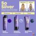 Matrix Total Results So Silver Purple Shampoo 10.1oz - Neutralizes Yellow Tones, Tones Blonde & Silver Hair - Color Depositing Shampoo for Color Treated Hair - Buy Online on GoSupps.com