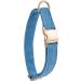 YUDOTE Ultra-Soft Dog Collar for Medium Dogs Natural Cotton Cord Sensitive Skin Friendly Blue-Grey M (1 Pack) | International Shipping Available - Buy Online on GoSupps.com