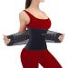 TESETON Back Support Belt for Women and Men, Back Brace Relieve Lower Back Pain, Lower Back Brace with 8 Reinforce Bones,Tummy Control Black-M Medium Black