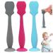 Diaper Cream Spatula Set - 3 Silicone Baby Po Spatulas with Suction Cup | Easy Removable & Durable for Parents - Buy Online on GoSupps.com
