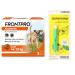 FRONTPRO chewable tablets for dogs 4-10 kg 3-month pack to protect against ticks and fleas with tick tweezers: Protects for up to 3 months