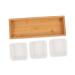 Zerodeko 1 pc Ceramic Storage Desk for Durable Candy Desktop Nordic Plate Household Style Home Snack 29X10.5X3cm As Shown