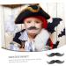 NOLITOY 2pcs Halloween Beard Wig Dreses Lifelike Beard Costume Halloween Cosplay Beards Prom Elder Handlebar - Buy Online on GoSupps.com