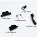 Professional Hair Clipper Accessories Repairing Parts Adjusting Lever Latch Plate Switch Button Spring Tension Cam Follower Compatible with Wahl Magic Clip 8148 8591 8504 1919 (Black) - Buy Online on GoSupps.com