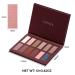 LUXAZA Neutral Nudes Eyeshadow Palette - Brown Metallic Warm Bronze Copper Shimmer Satin Shades - Buy Online on GoSupps.com