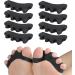 Silicone Toe Spacers Gel Stretcher Separator for Toe Correction - Bunion Corrector for Pain Relief - Plantar Fasciitis and Hammer Toe Straightener for Men and Women - 4 Pairs (Black) - Buy Online on GoSupps.com