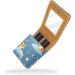 Travel Lipstick Organizer Case | Portable Makeup Bag with Mirror | Cute Fox & Clouds Design - Shop Internationally - Buy Online on GoSupps.com