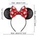 Lanmerry Women Sequin Mouse Ear Red Dot Bow Hairband for Girls - Sparkle and Shine in Red Dot Style! - Buy Online on GoSupps.com