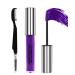 Purple Colored Mascara for Eyelashes Eyebrows Tinted Brow Mascara Waterproof Long Lasting Eyebrow Gel Lengthening Non Clump Colorful Mascara Smudge-proof Thickening Brow Gel Eye Makeup for Women