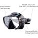 Kraken Aquatics Dive Snorkel Mask | Premium Scuba Gear for Diving, Snorkeling, Freediving, Spearfishing | Black - Buy Online on GoSupps.com