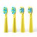 Seago Electric toothbrush heads for children electric toothbrush heads for SG2303/SG958 brush replacement heads 4 pieces (4 pieces yellow)