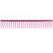Chris Christensen 9in Coarse Poodle Butter Comb, Groom Like a Professional, Rounded Corners Prevent Friction and Breakage, Solid Brass Spin with Steel Teeth, Pink