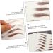 OHPHCALL 9 sheets Eyebrows Hairlike Artificial Sticker Temporary Imitation False Eyebrow Shaping Stickers - Buy Online on GoSupps.com